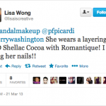 Olivia Pope Nails: CND Romantique over CND Cocoa